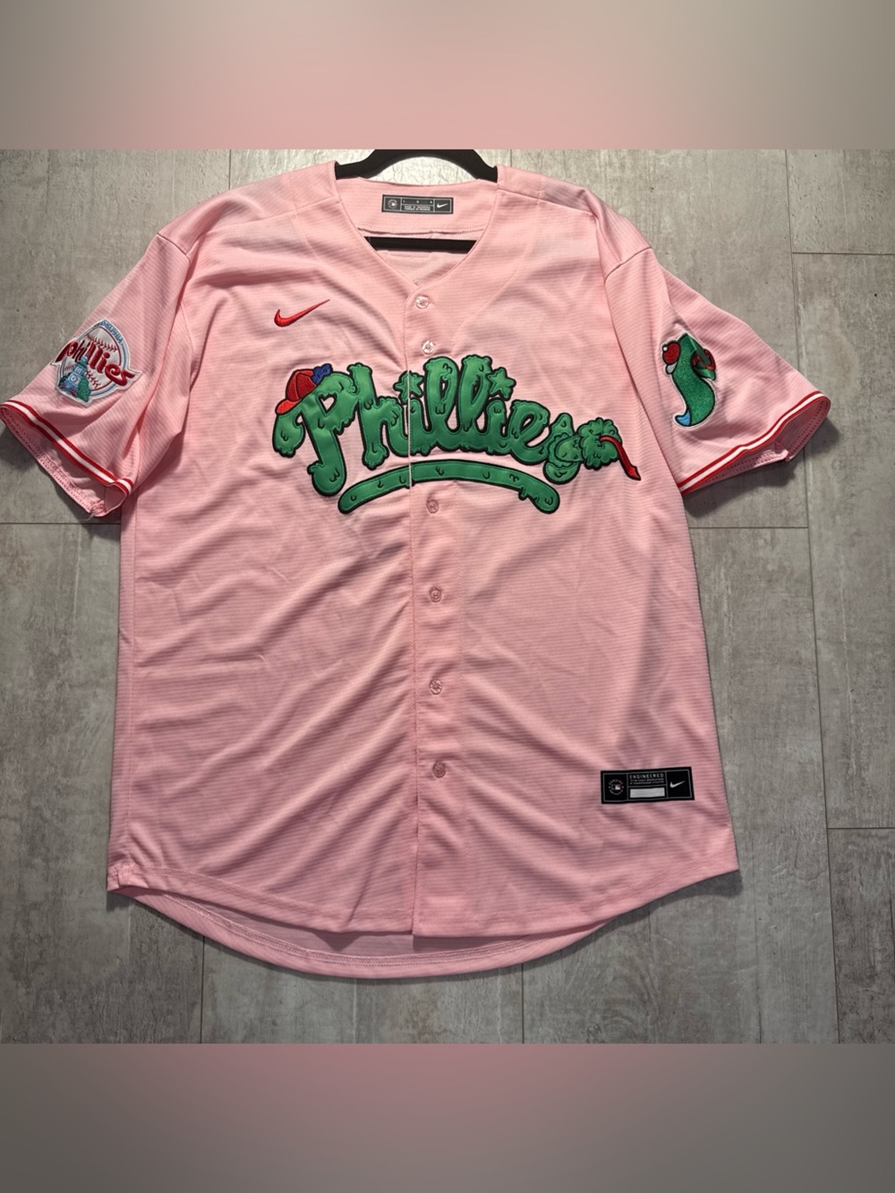 Nike Philadelphia Phillies Pink Alternate Phanatic Jersey baseball MLB L